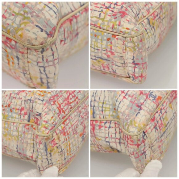 CHANEL Hand Bag Canvas 2way Pink Silver CC Auth 133090 - Picture 16 of 16